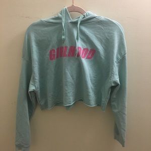 Cropped Girlhood Hoodie